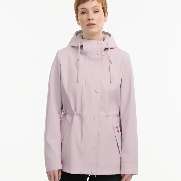 NEW HUNTER Acacia Rubberized Rain Jacket in Rose for women 1225 8m4 - Picture 1 of 5